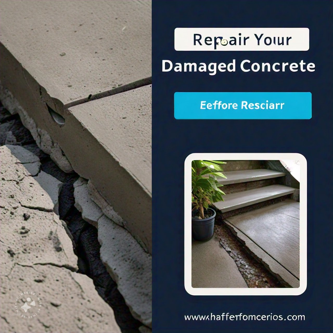 internet ads for concrete repair service