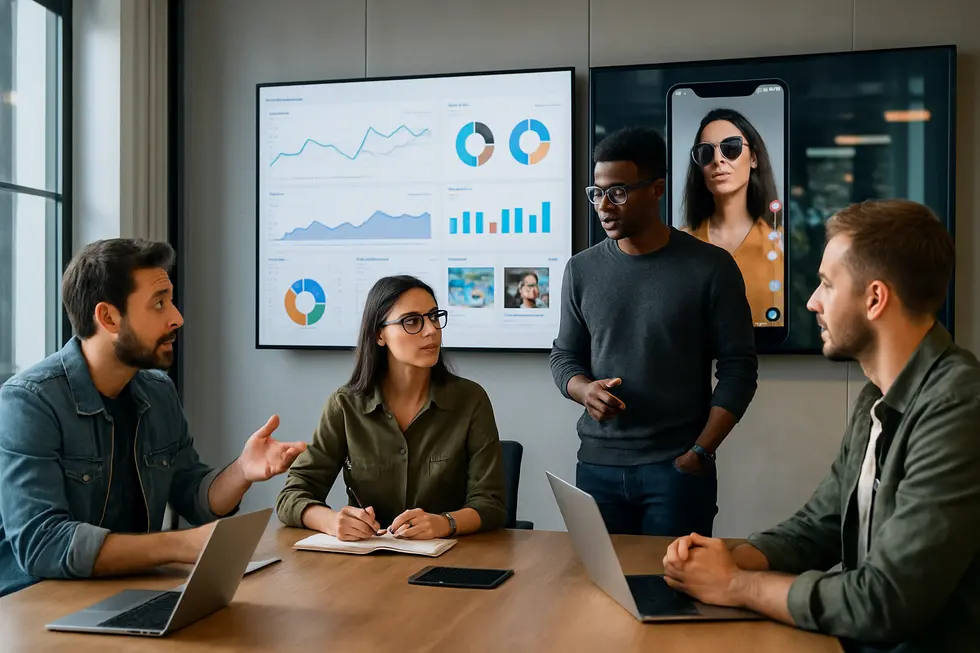 Small business owner optimizing TikTok PPC campaigns through detailed analytics.